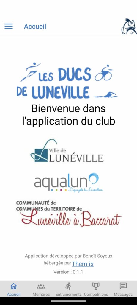 Appli - accueil
